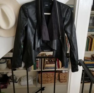 Asos Black Faux Leather Jacket